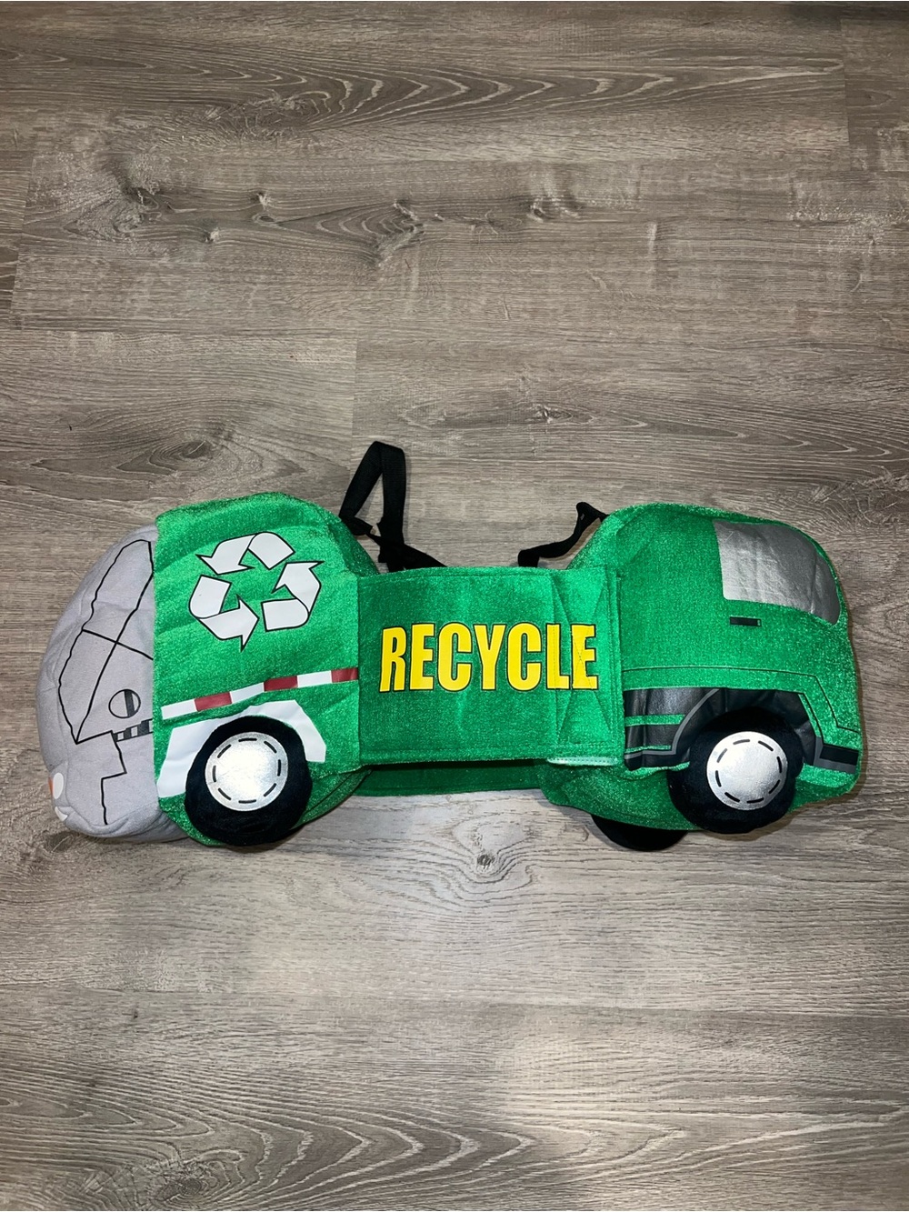 Toddler Boy Unisex Kids Green Recycle Truck Halloween Costume Earth Day Dress Up